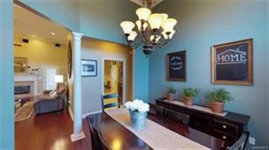 The Formal Dining Room is easily accessed from the