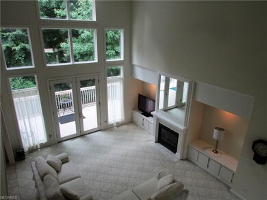 2 Story Family Room w/Wooded Views