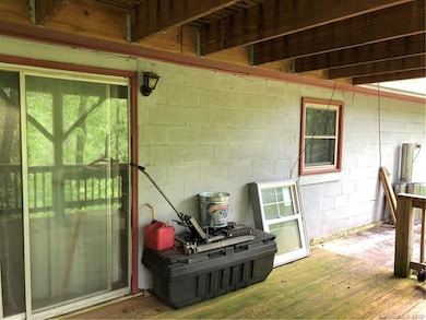 Sliding Glass Door entrance from basement porch