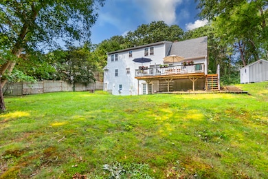 Back of house and deck