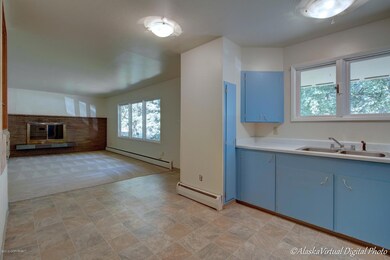 Roomy open concept