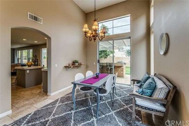 Beautiful Formal Dining Room With Vaulted Ceilings