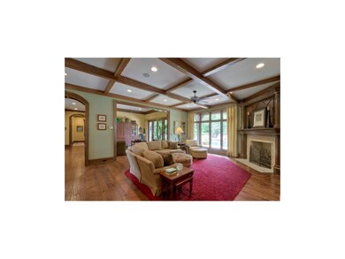 Hearth room/Family room over looks the exquisite b
