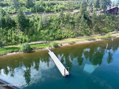 Property to the right of dock