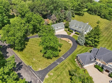 Private Drive with Grand Entrance