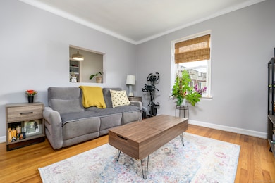 Pass through window into dining area