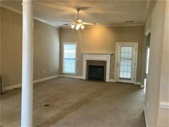 DOOR ONTO DECK IN FAMILY ROOM