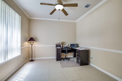 Entering home, large study is located to the left