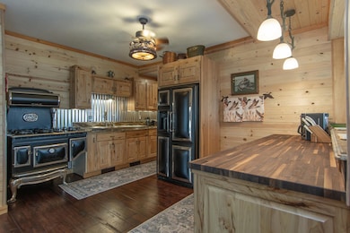 Hickory cabinetry with soft close