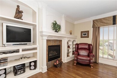 beautiful gas fireplace in livingroom