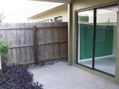 Private patio