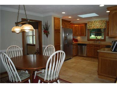 Kitchen. The updated eat-in kitchen is sure to ple