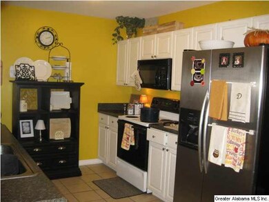 Other side of kitchen (chicken and dumplings on th