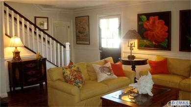 Living Room with new staircase