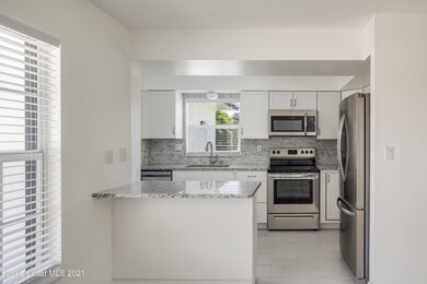 Kitchen with granite countertops