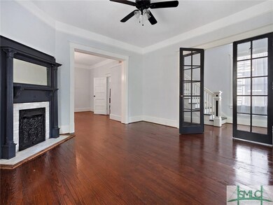 Living room - check out that fabulous fireplace an