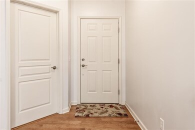 Front door and flex room door.