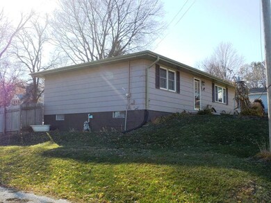 East side of house