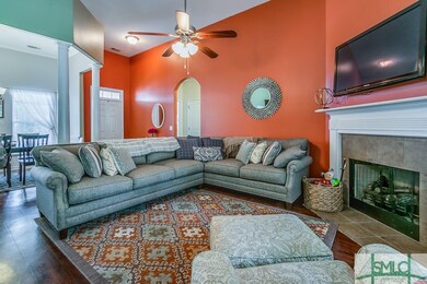 Living Area - gas fireplace