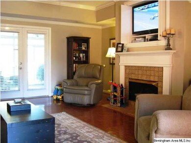 View of Family Room Fireplace