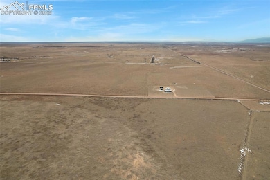 Aerial view with a rural view