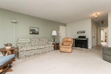 View of living room  from the French door to the s