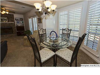 Eat-In Area with Plantation Shutters