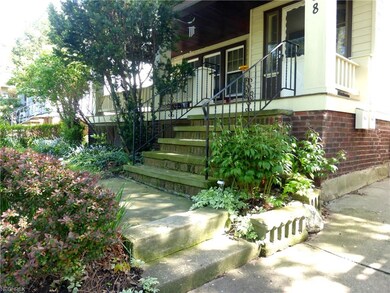 Steps to front porch.