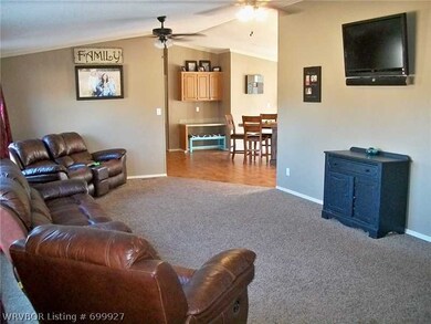 Living Room. Open living room to the dining room.