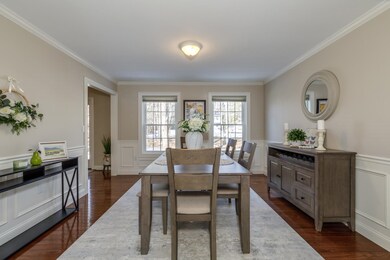 Formal Dining Room with Custom Millwork