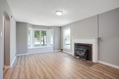Living Room with Bay Window