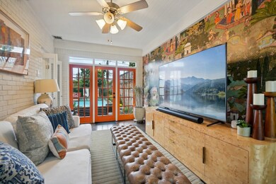 Additional sunroom space right off the living room