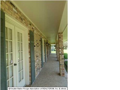 Inviting front porch