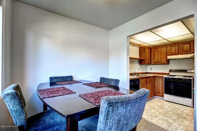 Dining area and kitchen