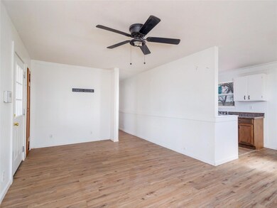 Living room, dining to right. Hall to bedrooms and