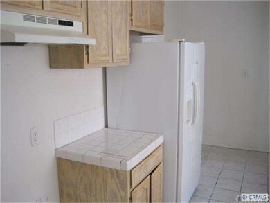 Tile counters in kitchen