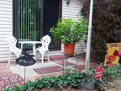 Patio/Deck. Patio is at ground level for easy acce