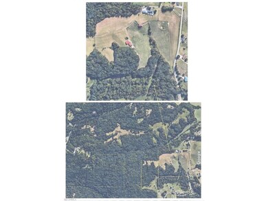 aerial with overlay of property lines.