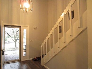 Looking out the front door...