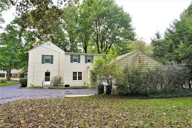 Rear view of house