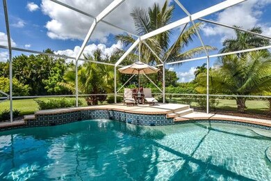 Waterfall into pool