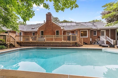 Peaceful and quite backyard with exceptional privacy.