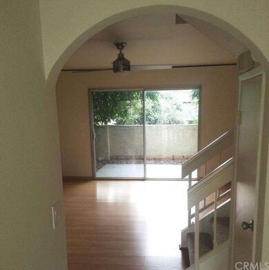 View from arched entry.