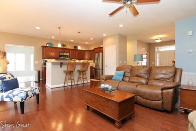 Great Room with Wood Floors