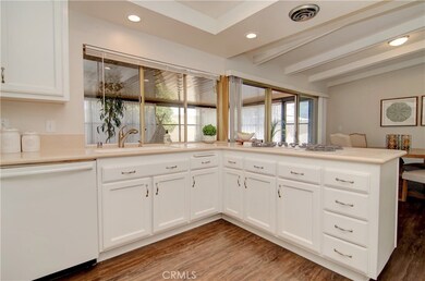 The chef is always included in the action in this open kitchen.