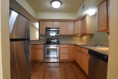 Updated kitchen with stainless steel appliances, s