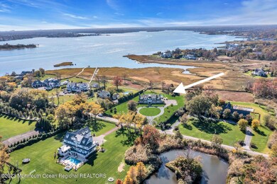 Aerial View with Arrow