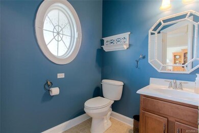 First floor powder room