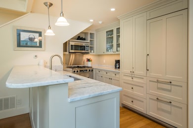 with custom cabinetry