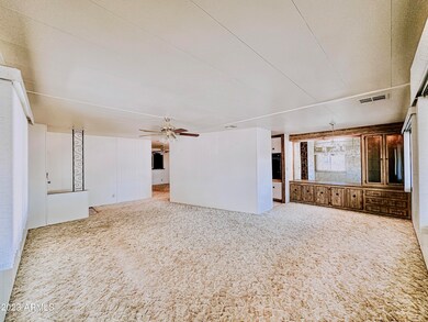 Large living room and dining room